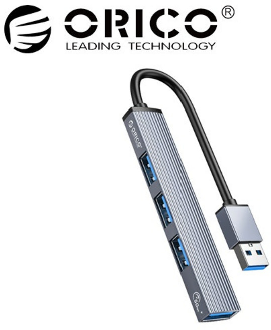 [오리코 국내정품] ORICO AH-A13 무전원 4포트 USB2.0 USB3.0허브, 1개