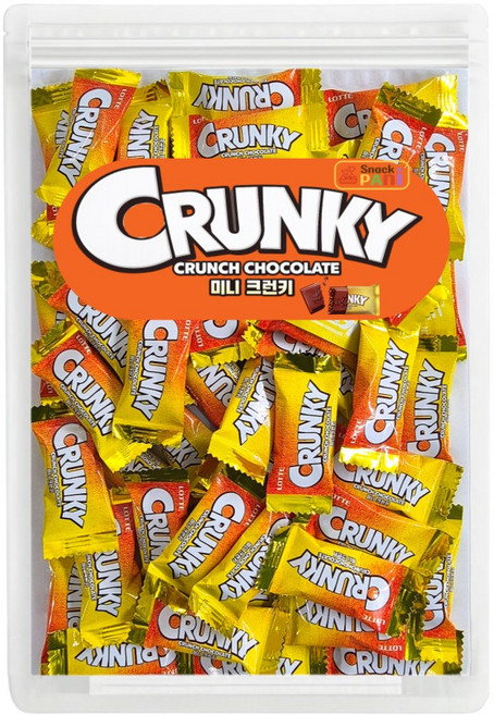 스낵파니 가나 크런키 초콜릿 미니 개별포장 대용량 50개입