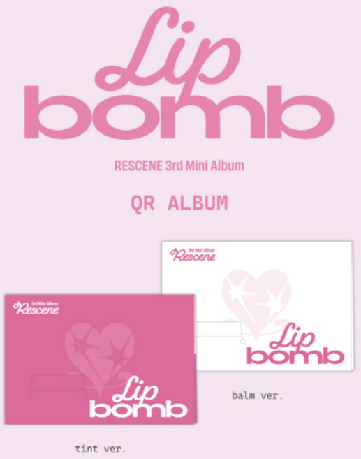 리센느 (RESCENE) - 미니앨범 3집 : lip bomb (QR) [photocard ver.][2종 중 1종 랜덤발송]