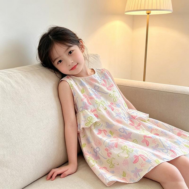 女童碎花連衣裙 夏季新款