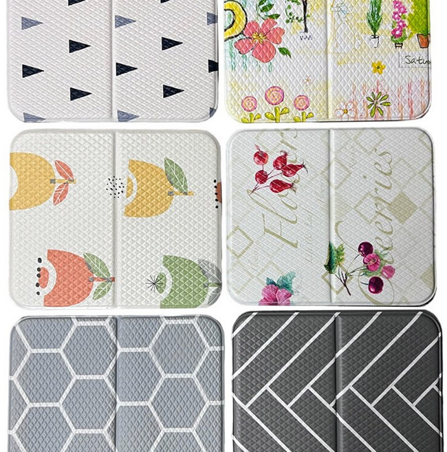 PVC 방석 사우나/유치원/학교의자 2단 접이식 매트