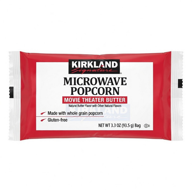 유채몰 코스트코 커클랜드 전자레인지 팝콘 소분 판매, 93.5g, 10개