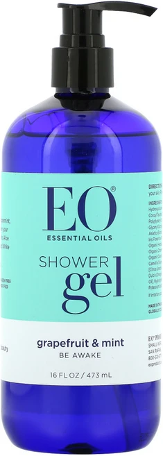 EO Products 샤워젤 자몽 민트 473ml(16fl oz) 2팩, 1개, 473ml - 쿠팡