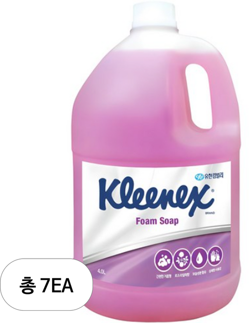 크리넥스 폼 솝 핸드워시, 4L, 7개
