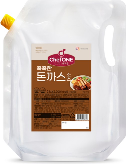 대상 쉐프원 촉촉한 돈까스소스, 5개, 2kg