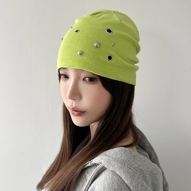 여름비니 스터드 찡 비니 얇은 비니