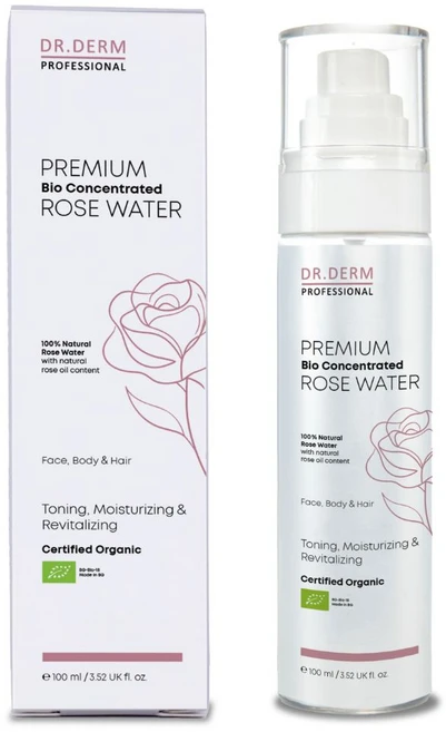 Dr. Derm 로즈워터 미스트 [Premium] 100% 장미수 Bio 유기농 인증, 1개, 100ml - 쿠팡