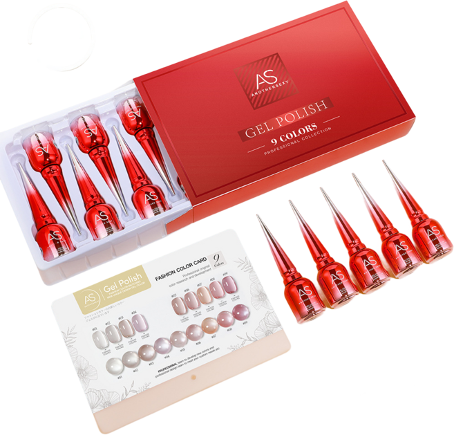 [AS젤] 미스틱 빔 9종 자석젤네일 세트 15ml, 1세트, APN 9종