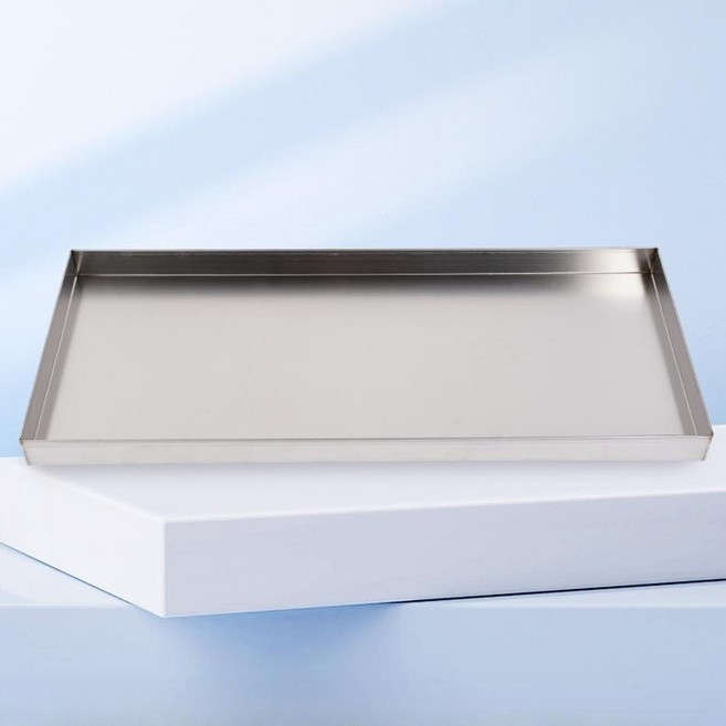 초대형 스테인레스 트레이 업소용 쟁반 바트 사각 건조판 스텐 밧드 플레이트, C.40x35x5cm