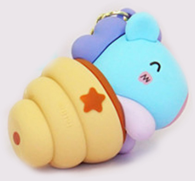 BT21 SWEET THINGS 피규어 키링 캐릭터 굿즈, 1개, 망