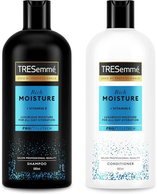 트레제메 리치 모이스처 샴푸 680ml / 컨디셔너 680ml 세트, 2개, 1.36L