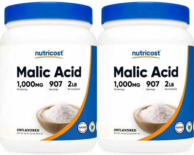 뉴트리코스트 고흡수 말산 파우더, 907g, 2팩 - 쿠팡