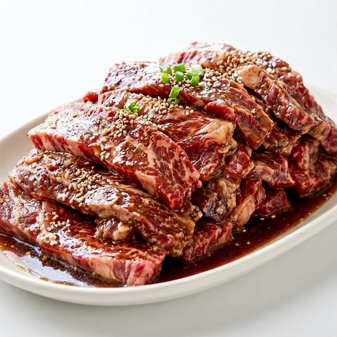 비법양념 국가대표 황제 양념 소갈비살 1kg, 1개