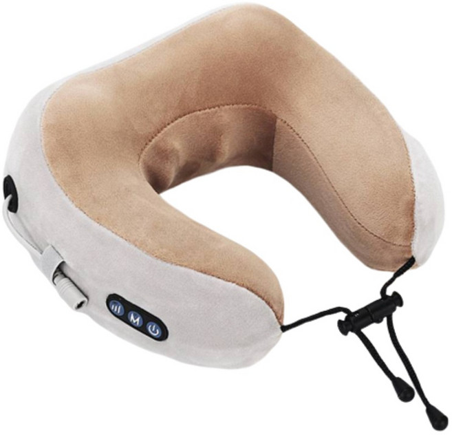 찐노마진몰 휴대용 어깨 목 안마기 마사지기 볼, 휴대용안마쿠션(핑크)