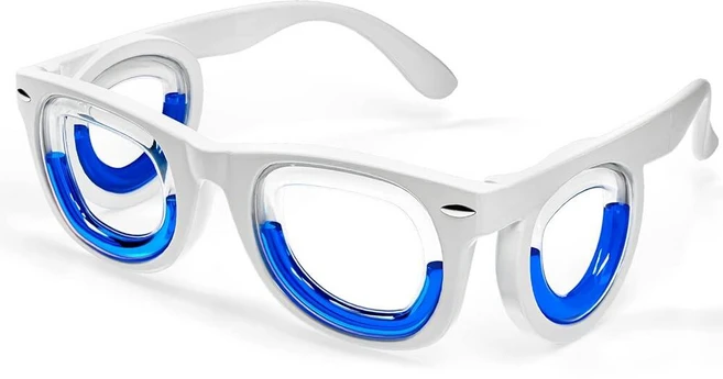 Hion 아동용 멀미 방지 스마트 안경(만 3-8세용) - 카멀미 에어멀미 뱃멀미를 위한 초경량 휴대용 메스꺼움 완화 액체 안경 - 어린이 여행/크루즈 필수품 (화이트), Kid, A1-white - 쿠팡