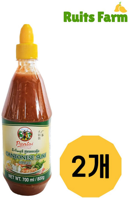 [태국 소스]판타이 켄토니스 수끼소스 700ml (800g) WORLDFOOD, 2개