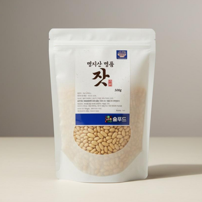 2025년 가평잣 국산잣 햇잣 500g, 1개, 백잣