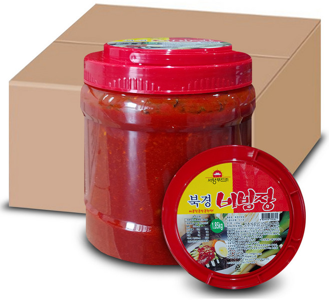 (무)북경 비빔장 6개/1박스 총6통, 6개, 1.85kg