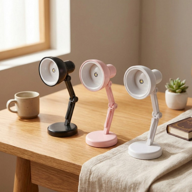 LED 미니 램프 무드등 조명 무선 귀여운 데스크테리어 인테리어 독서등 학생, LED 미니 램프 ( 화이트 ), LED 미니 램프 ( 화이트 )