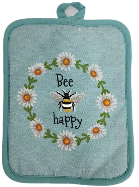 사각형 냄비 거치대 컬러풀 프린트 코튼 내열성 팟홀더 패드 테이블 플레이스매트 17x22cm 1 개, 01 22x17cm, 21 Style 17