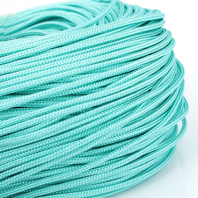 비즈아이 [Y-23-21]심지폴리매듭실 2mm 민트 5yd(450cm)