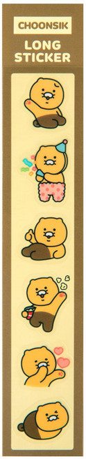 춘식이 롱 스티커 / 캐릭터스티커 카카오스티커 다꾸스티커 팬시스티커 춘식이스티커, C타입