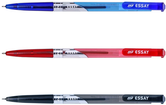SKB IB-101 0.5 自動 原子筆, 黑, 3個