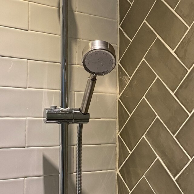 스텐아쿠아 스테인레스 샤워기+1.5M 샤워호스세트 수압샤워기, 프리미엄실버, 1세트