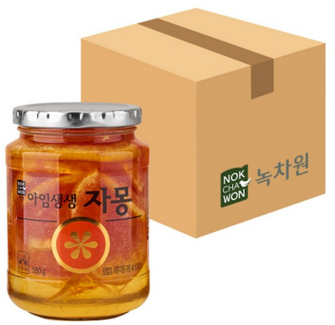 녹차원 아임생생 자몽 기타과즙음료 550G 1BOX 6입, 6개