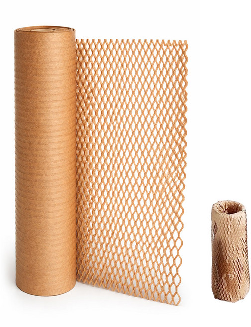 ErrifY 벌집 크라프트 완충재 종이 친환경 포장지, 1개