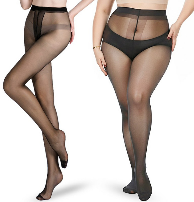 아띠Ahtty (2P / 4color) 국산 빅사이즈 2XL 롱다리 T자형 누드라인 30D 팬티 스타킹