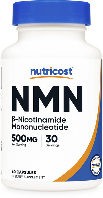 nutricost NMN補充膠囊 500mg, 60顆, 1罐