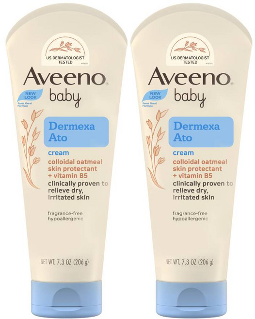 아비노베이비 더멕사 아토 크림, 206g, 2개