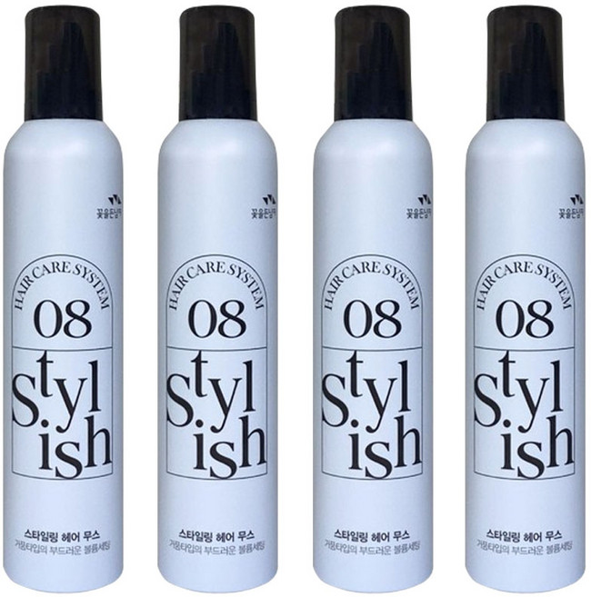 꽃을든남자 헤어케어시스템 스타일링 헤어무스 300ml, 4개
