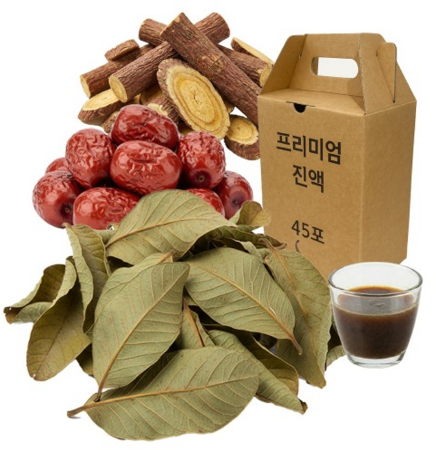 구아바잎 진액 엑기스 국산 원료 100% 선물세트, 45개, 110ml