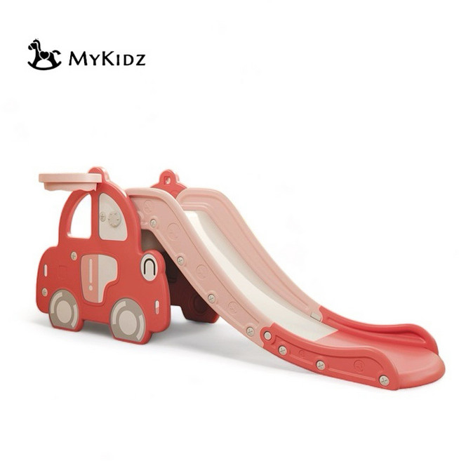 MYkidz 兒童溜滑梯, 1個, 珊瑚粉