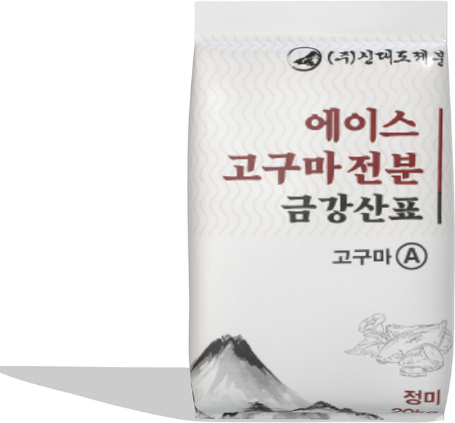 신대도제분 에이스 고구마전분(A)70% 20kg 중화 튀김 소스용 고구마전분70%, 1개