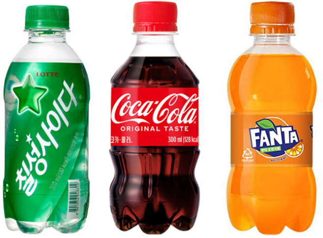 코카콜라 칠성사이다 환타 오렌지 300ml 각8입 총24입, 24개