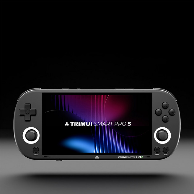 [CTK] 최신상 트리무이 TRIMUI Smart Pro S 휴대용 게임기 Linux 4.96인치 5000mAh용량, 본품 블랙