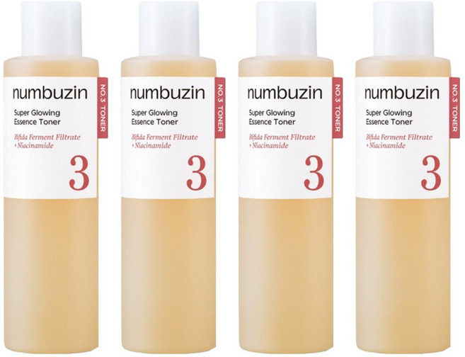 넘버즈인 3번 결광가득 에센스 토너, 200ml, 4개