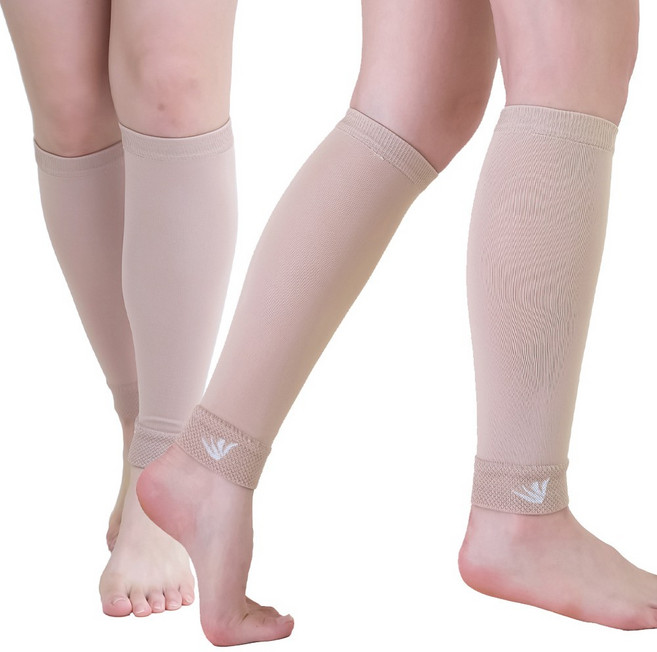 국산 사계절 발토시 기능성 종아리토시 보온 압박 겸용 WSL01, 2개, 베이지