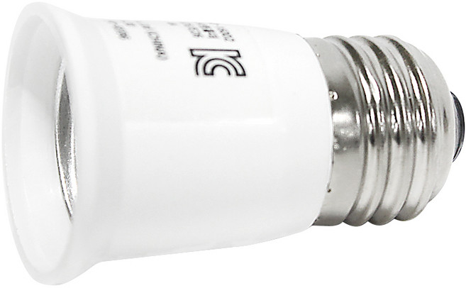 연장소켓변환 E14 E17 E26 E39 연장소켓 변환소켓 소켓베이스 소모갈 대모갈 연장용 연결 변환 전구베이스변환 램프베이스연장 번구 램프 볼램프 U볼램프 펜던트 교체 설치 조명, CK 연장소켓 E26 - 6cm, 1개