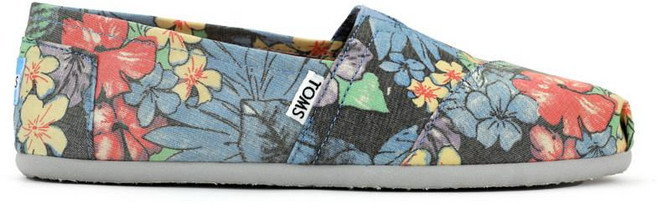 탐스 TOMS 클래식 멀티컬러 여성용 내추럴 스트라이프