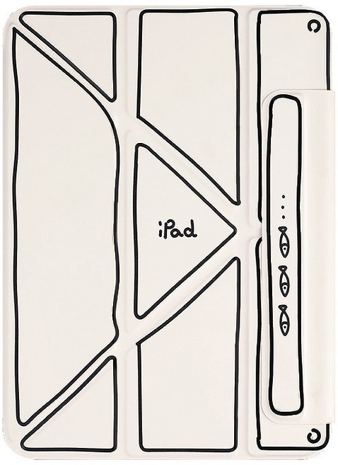 NECESID 북커버 디자인 아이패드 케이스, 1개
