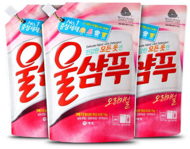 울샴푸 오리지널 울세제 리필, 1.4L