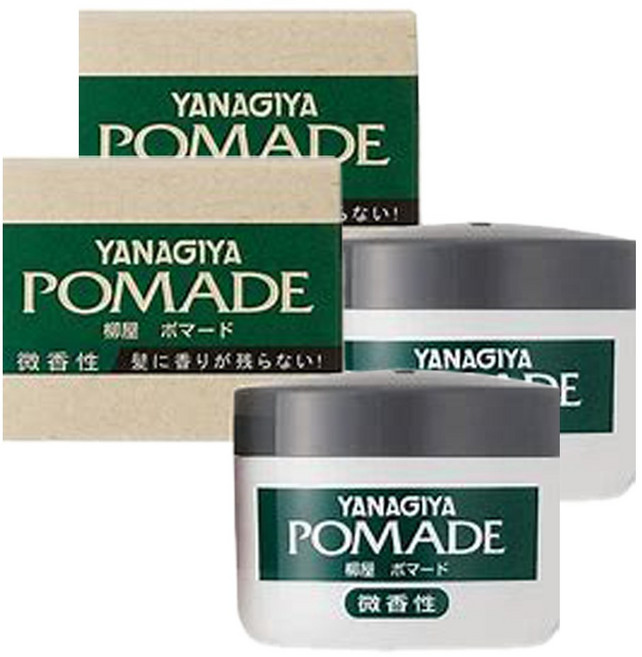 YANAGIYA 柳屋 微香性男性造型髮蠟, 2個, 120g
