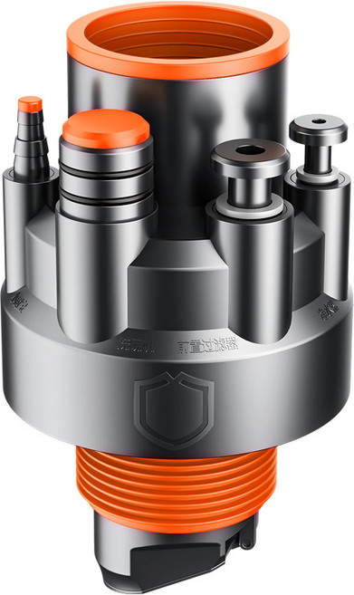 laderive 5구 세탁기 배수구 트랩 냄새제로 배란다 세탁실 전용, 1개, 회색