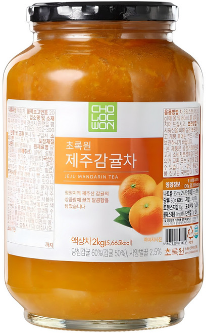 초록원 제주감귤차, 2kg, 1개입, 1개