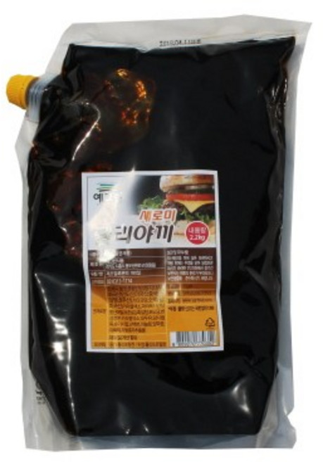 예그린 새로미데리야끼소스 2.2kg, 1세트