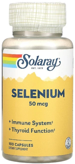 솔라레이 셀레늄 셀레니움 50mcg 100캡슐 셀레니엄 Selenium, 1개, 100정 - 쿠팡
